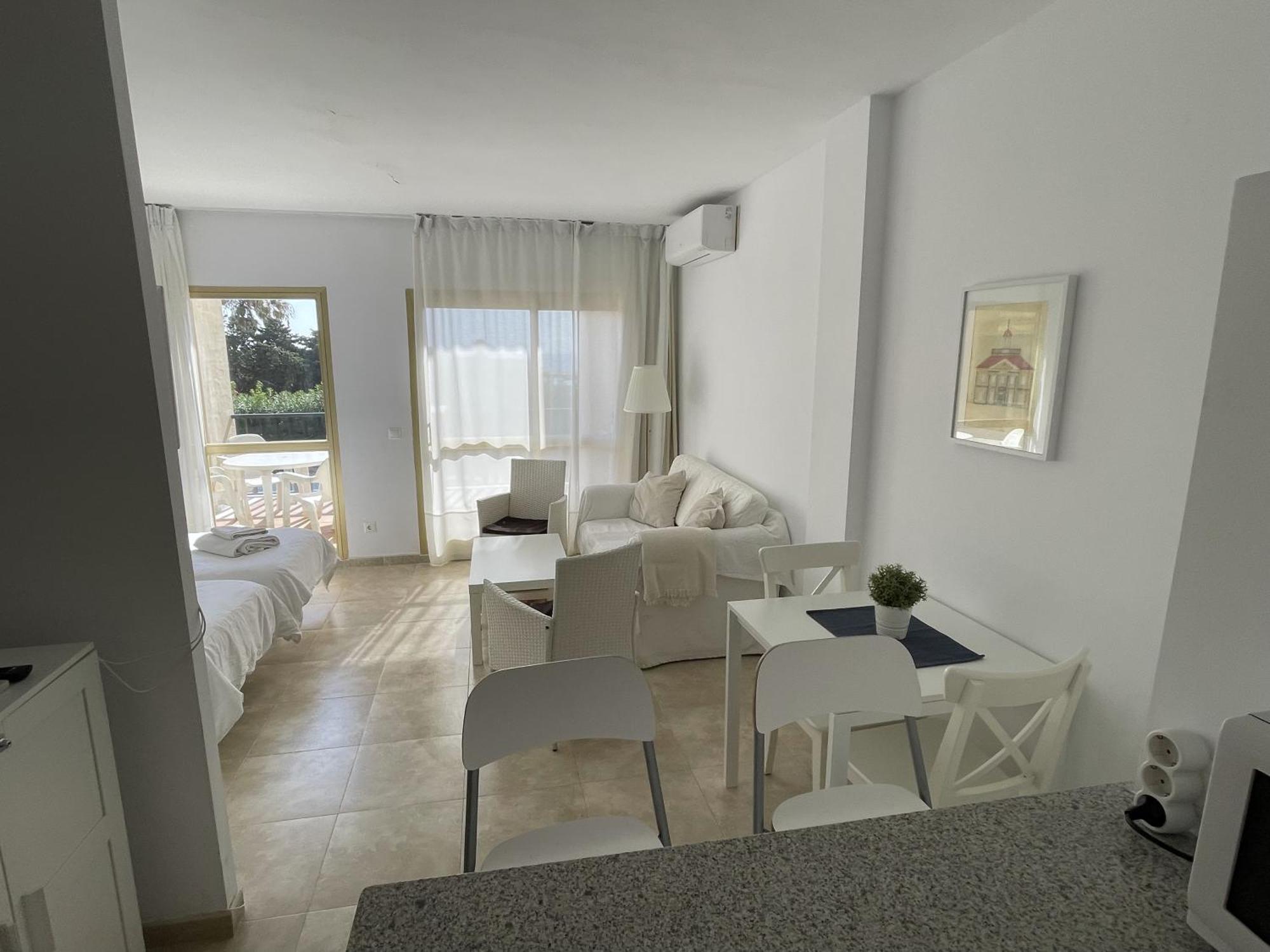 Estudio Primera Linea 50 Mtrs Playa. Fibra 600Mb Marbella Esterno foto