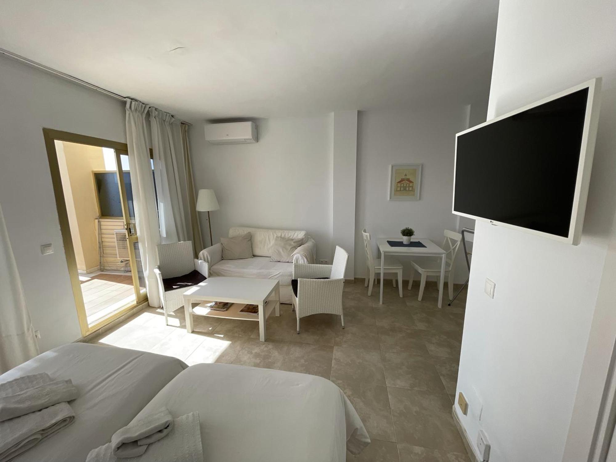 Estudio Primera Linea 50 Mtrs Playa. Fibra 600Mb Marbella Esterno foto