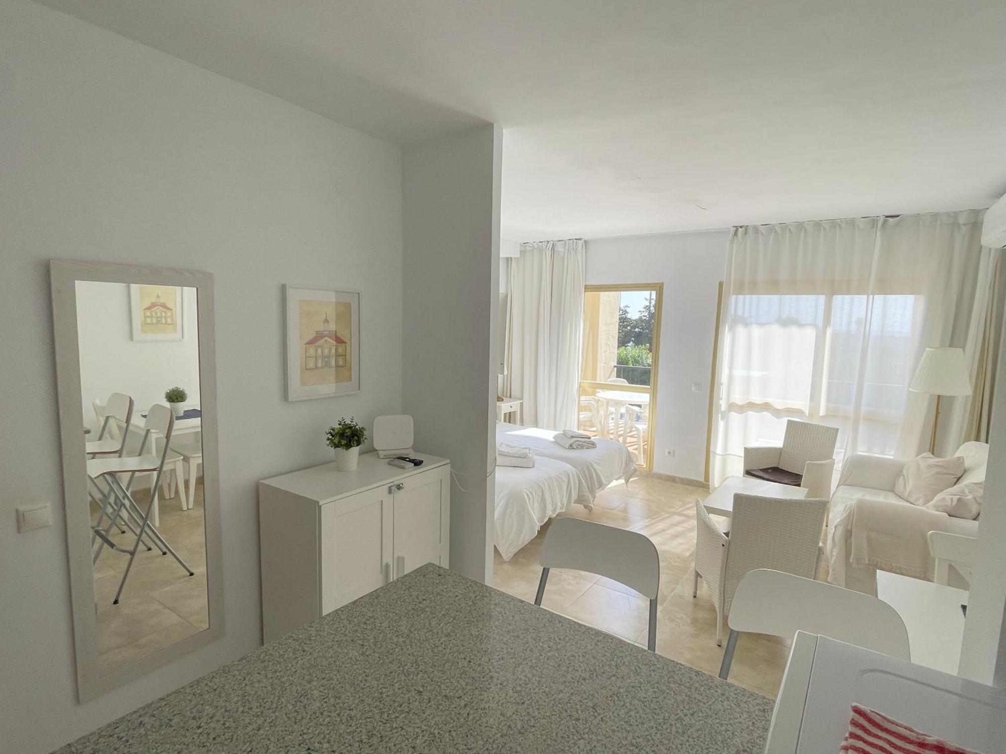 Estudio Primera Linea 50 Mtrs Playa. Fibra 600Mb Marbella Esterno foto