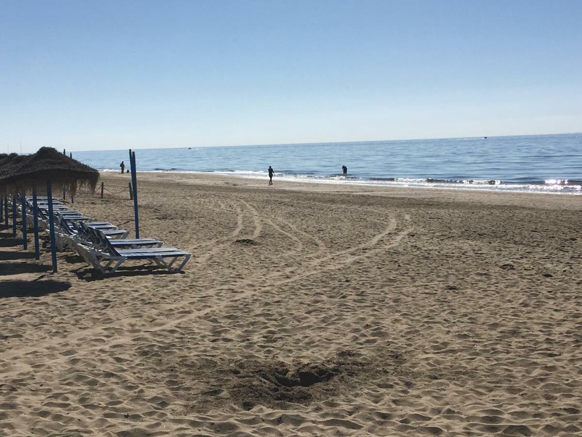 Estudio Primera Linea 50 Mtrs Playa. Fibra 600Mb Marbella Esterno foto