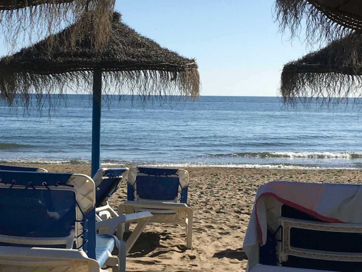 Estudio Primera Linea 50 Mtrs Playa. Fibra 600Mb Marbella Esterno foto